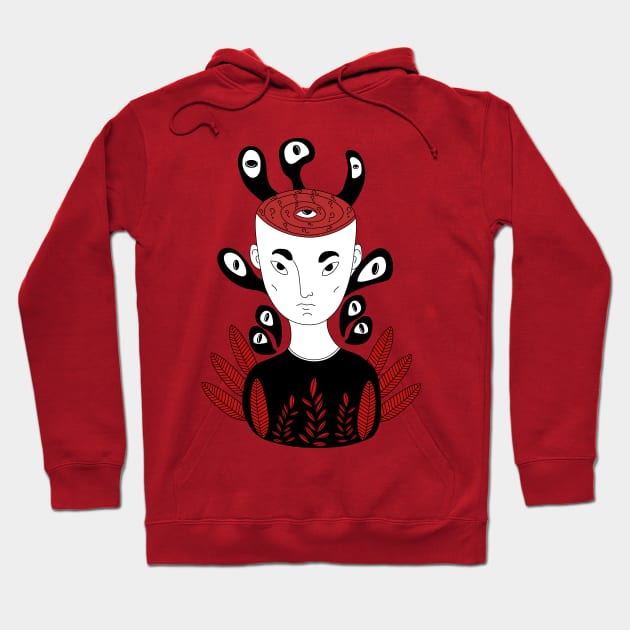 the third eye Hoodie by nihiliticia